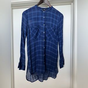 COPY - Lightweight, airy, plaid button-down cotton shirt from H&M